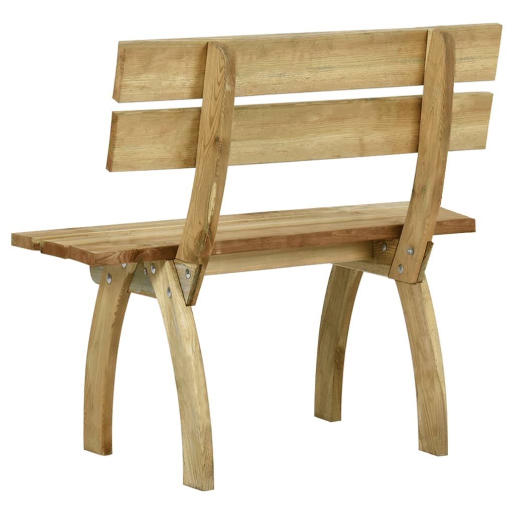 vidaXL Garden Bench 110 cm Impregnated Pinewood