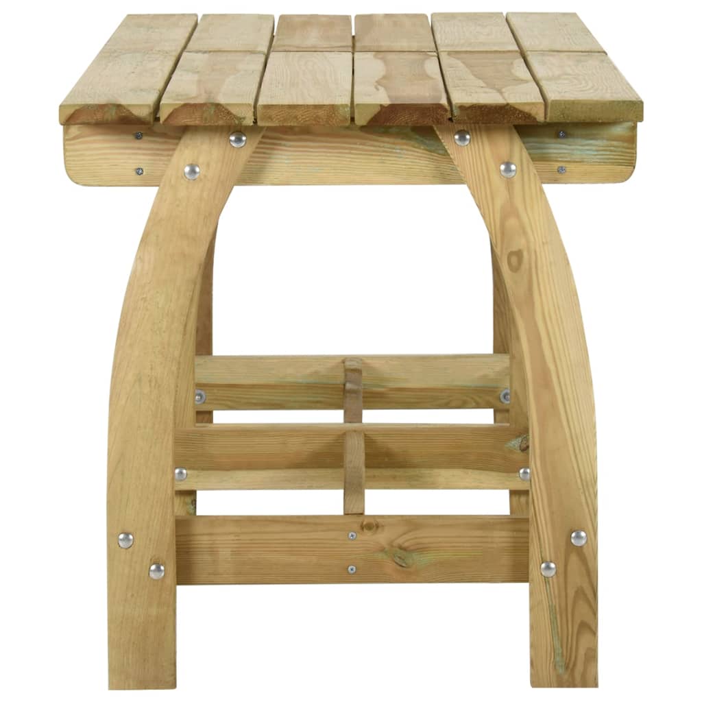 vidaXL Garden Table 160x74x75 cm Impregnated Pinewood