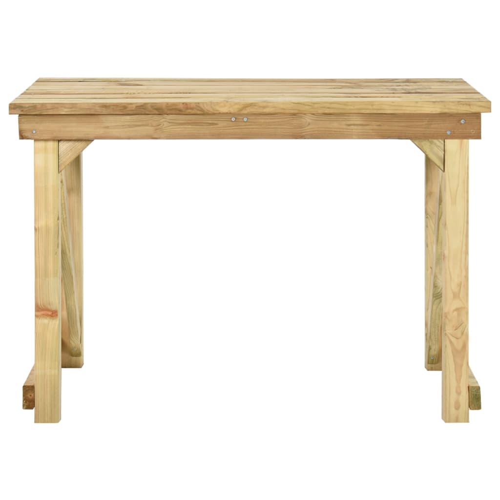 vidaXL Garden Table 110x79x75 cm Impregnated Pinewood