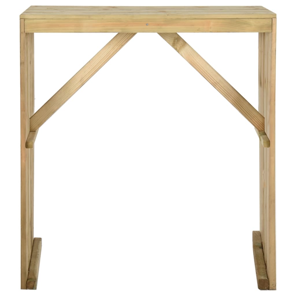 vidaXL Bar Table 100x60x110 cm Impregnated Pinewood