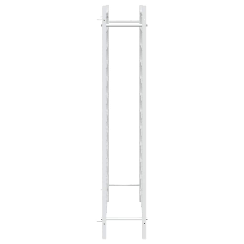 Wine Rack for 72 Bottles White Metal