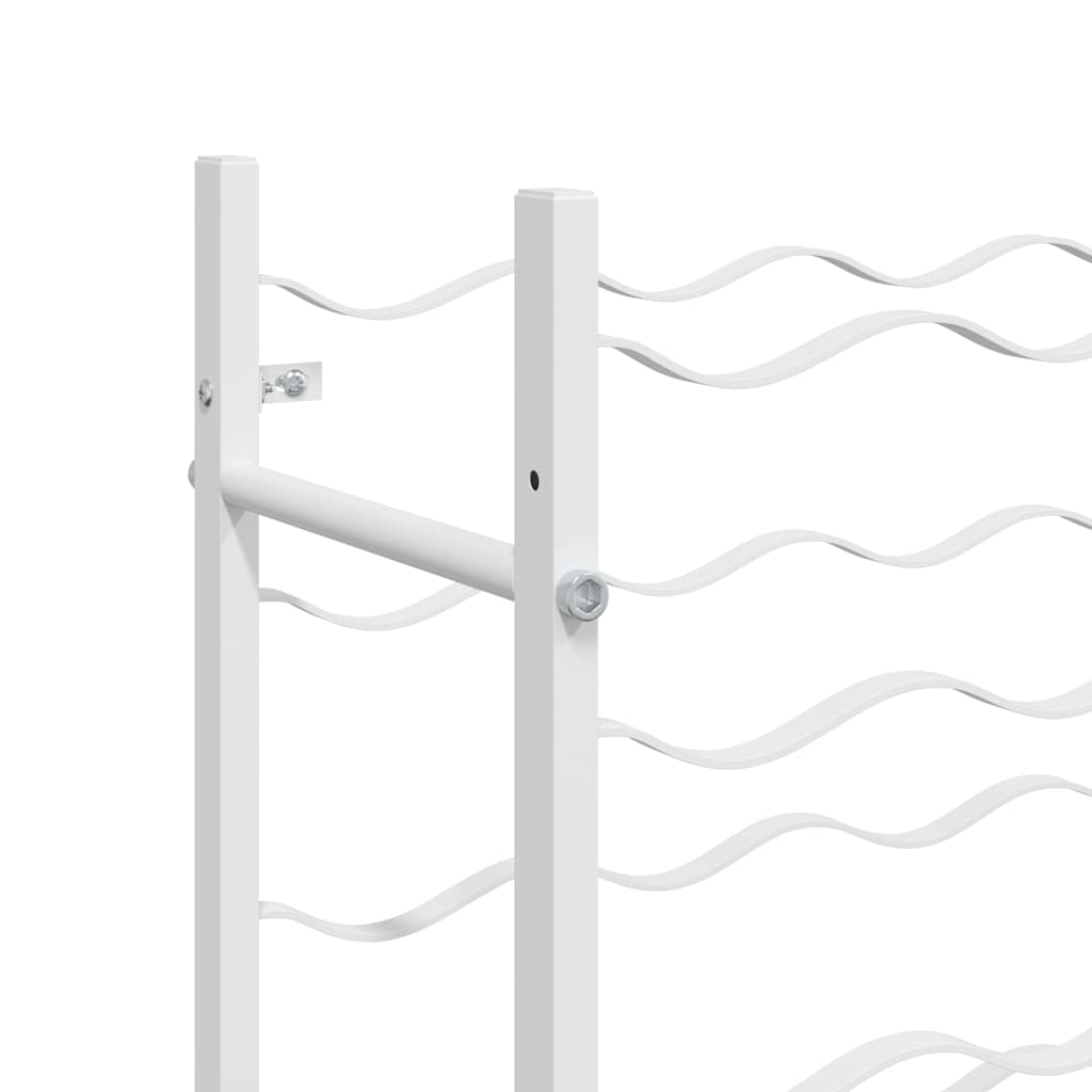 Wine Rack for 72 Bottles White Metal