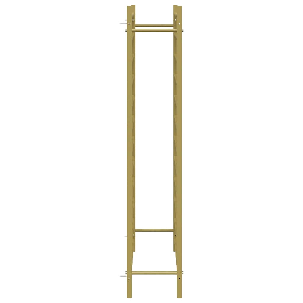 Wine Rack for 72 Bottles Gold Metal