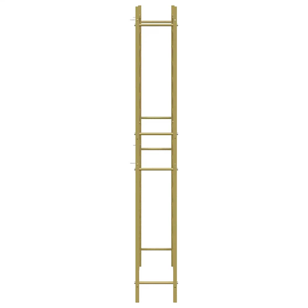 Wine Rack for 96 Bottles Gold Metal