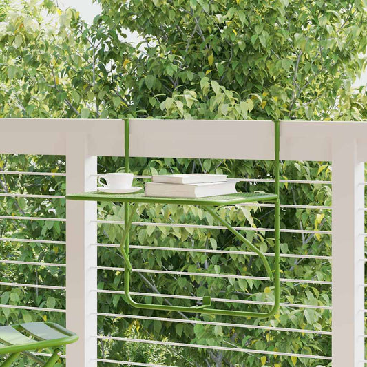 Balcony Table | Green | Steel with e-coating finish