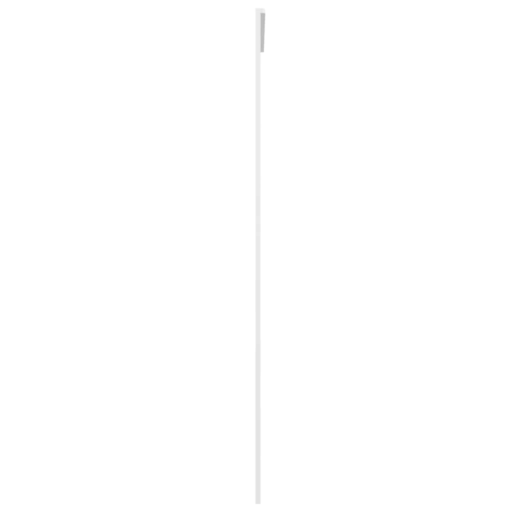 151672 vidaXL Sliding Door ESG Glass and Aluminium 90x205 cm White