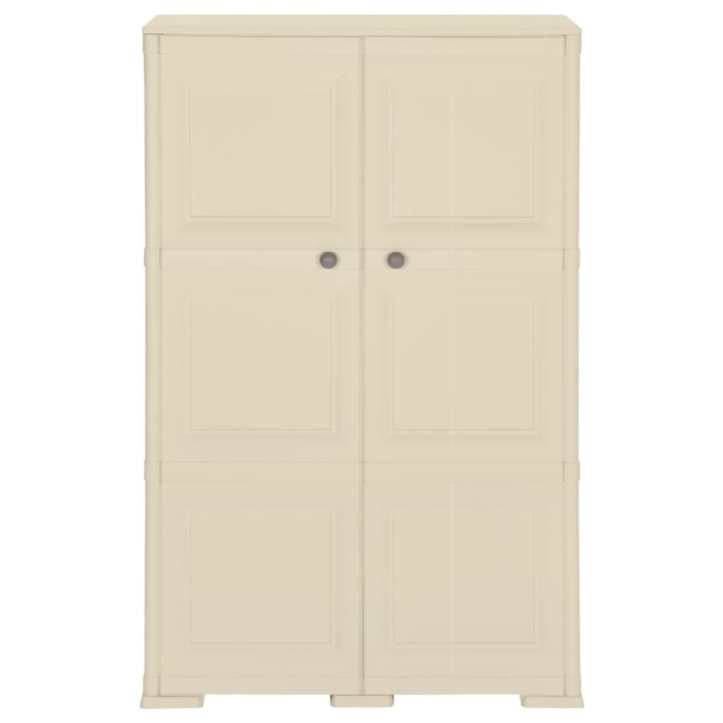 Cabinet | Angora White Wood Design | Plastic | Medium | Cabinet
