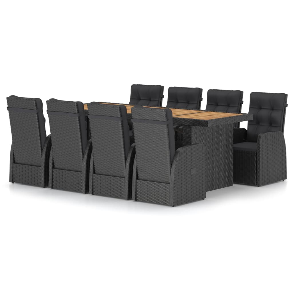 Garden Dining Set | Black