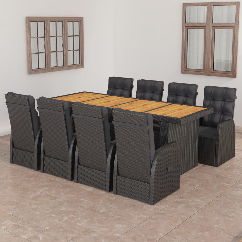 Garden Dining Set | Black
