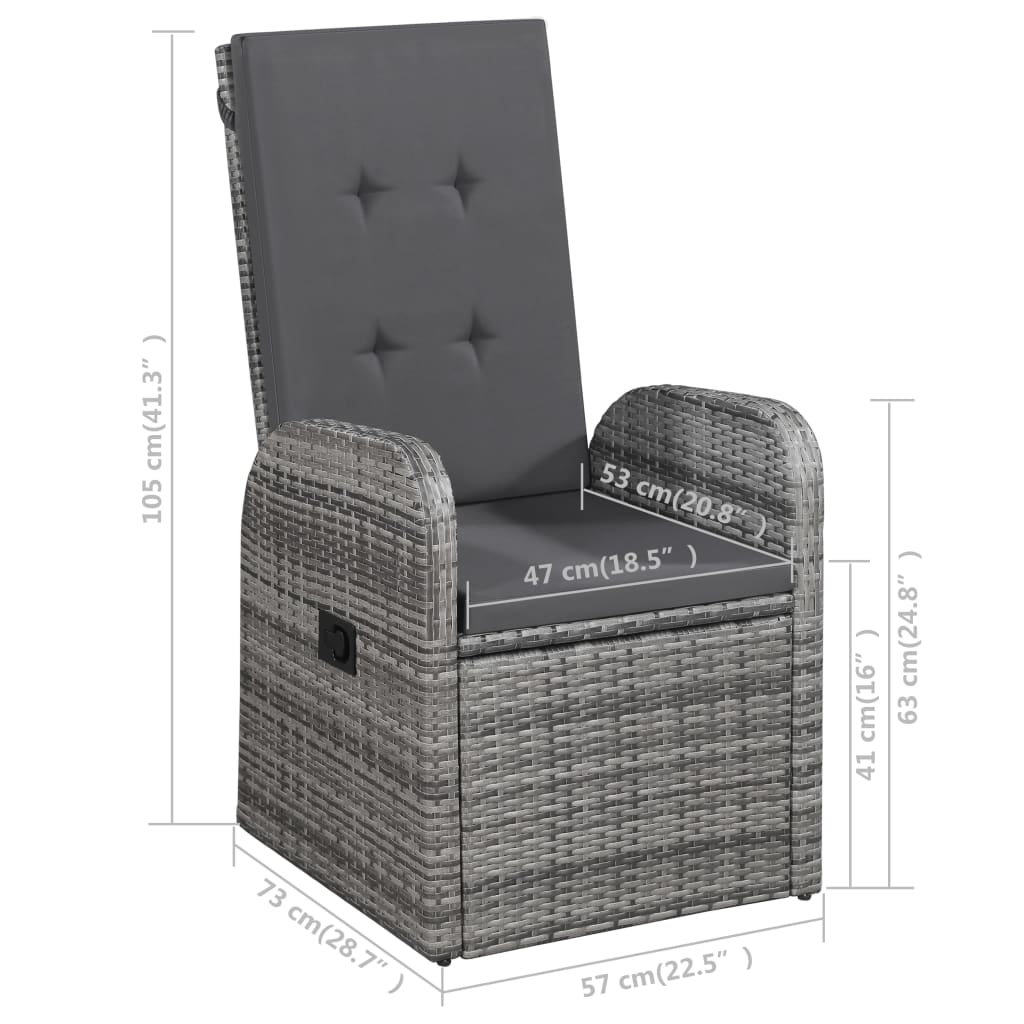 Garden Dining Set | Grey