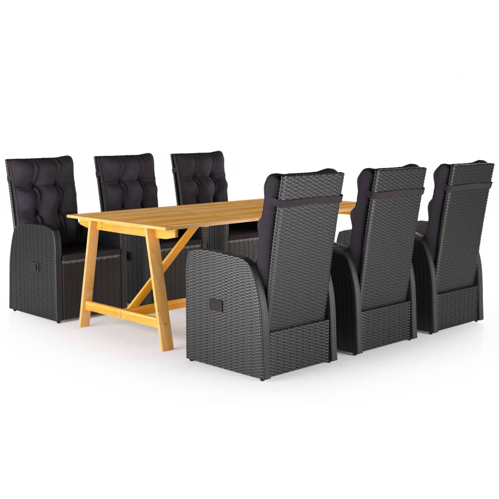 Garden Dining Set | Black