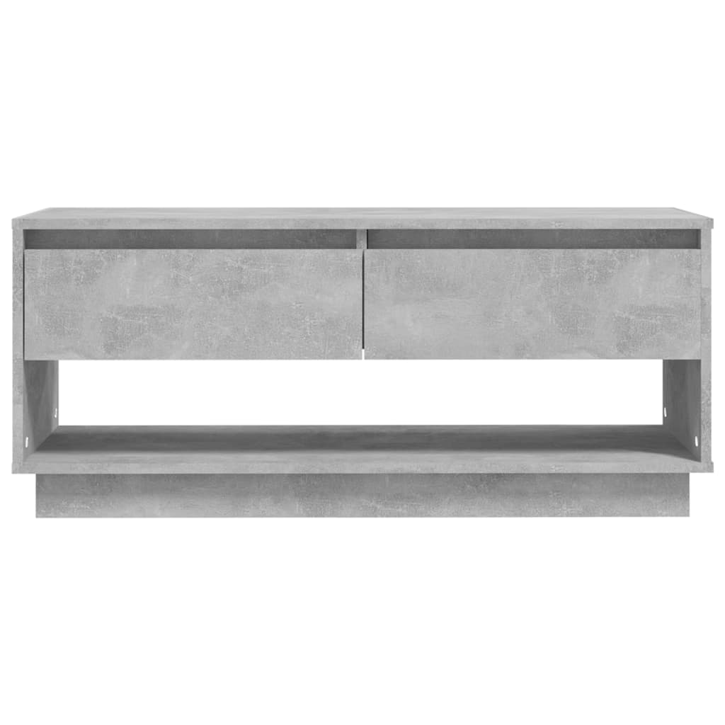 vidaXL TV Cabinet Concrete Grey 102x41x44 cm Engineered Wood