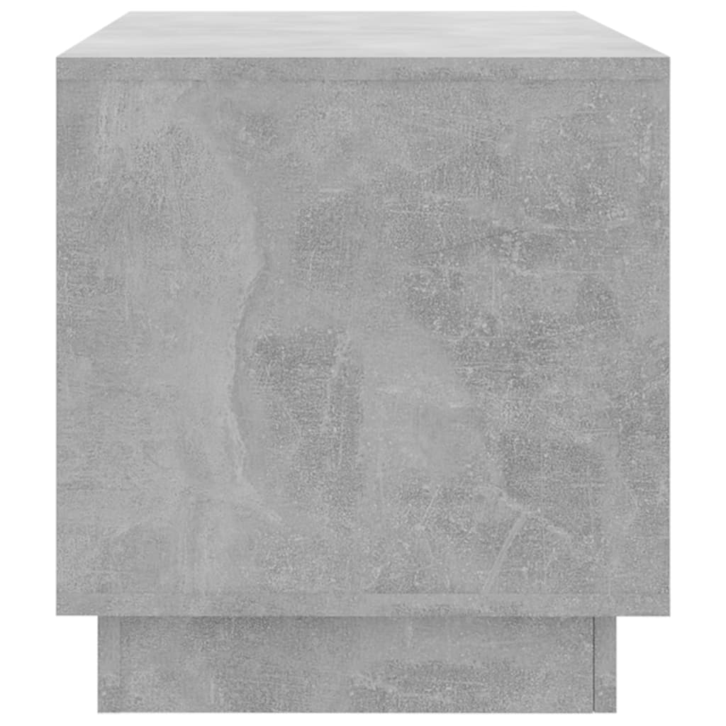 vidaXL TV Cabinet Concrete Grey 102x41x44 cm Engineered Wood