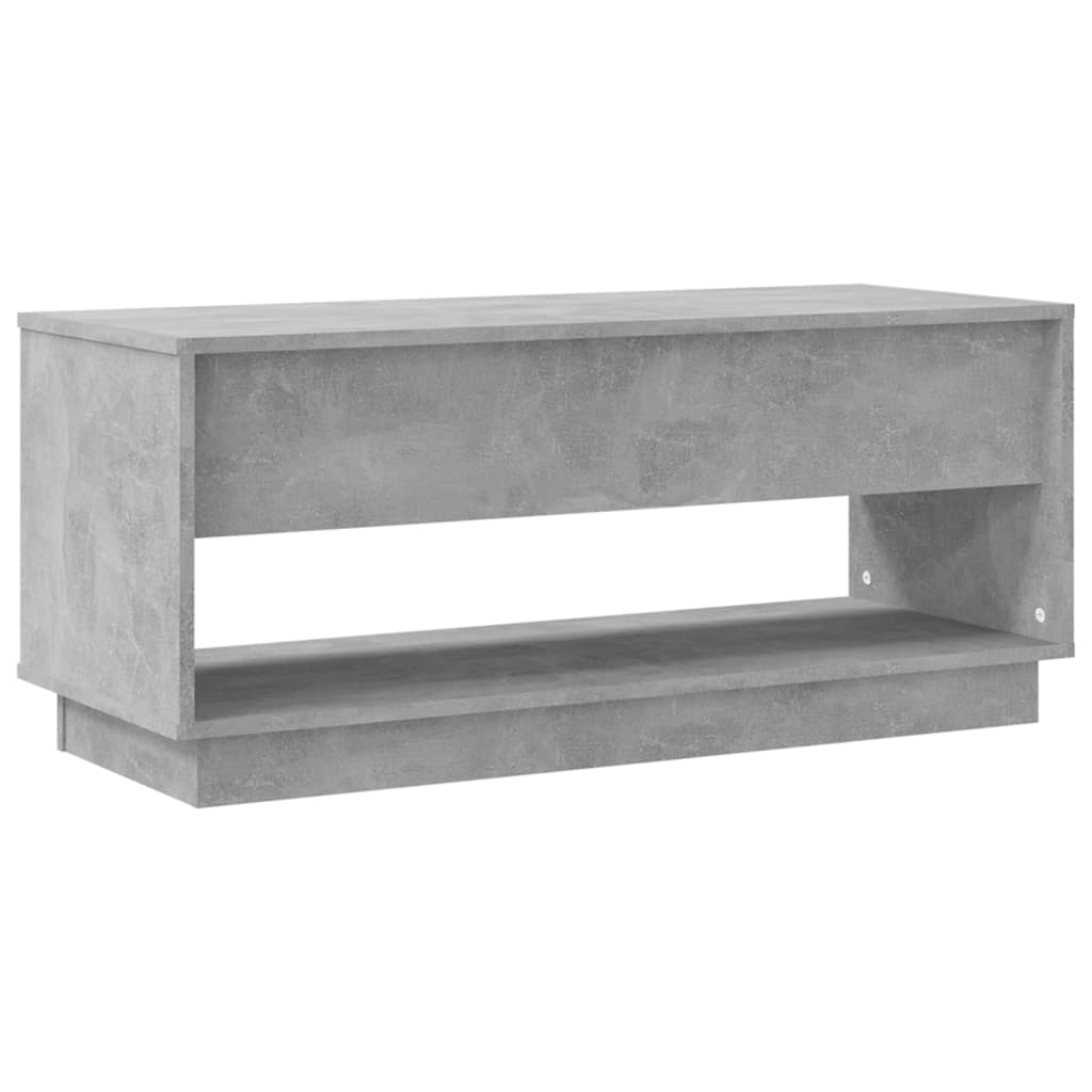 vidaXL TV Cabinet Concrete Grey 102x41x44 cm Engineered Wood