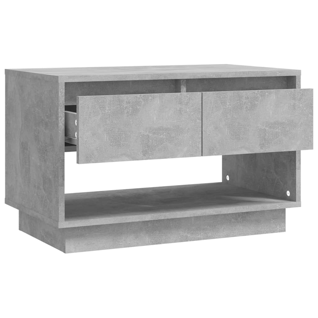 vidaXL TV Cabinet Concrete Grey 70x41x44 cm Engineered Wood