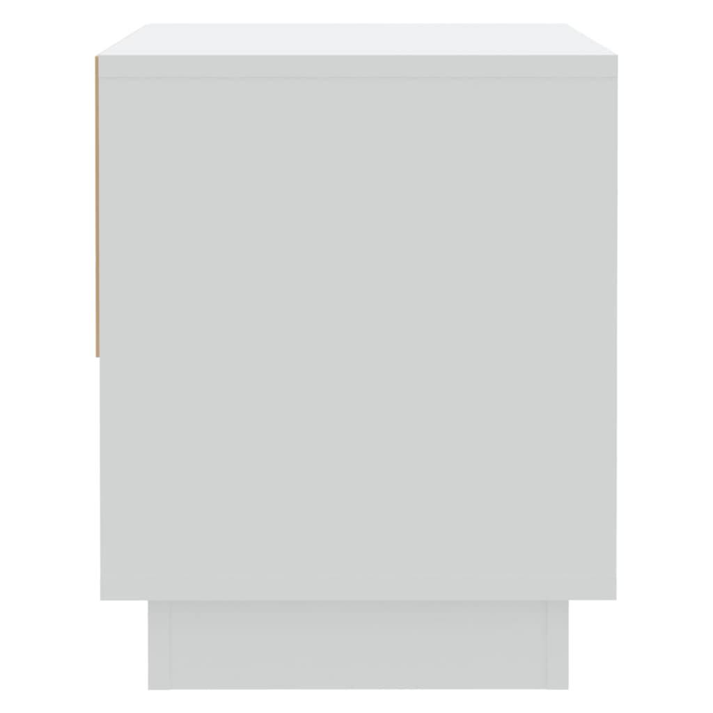 Bedside Cabinets 2 pcs White 45x34x44 cm Engineered Wood