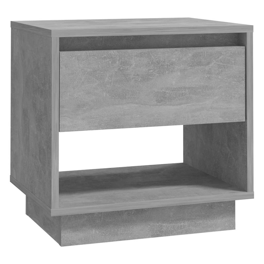 Bedside Cabinets 2 pcs Concrete Grey 45x34x44cm Engineered Wood