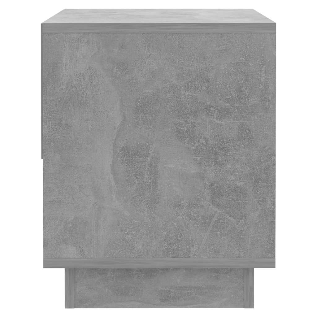 Bedside Cabinets 2 pcs Concrete Grey 45x34x44cm Engineered Wood