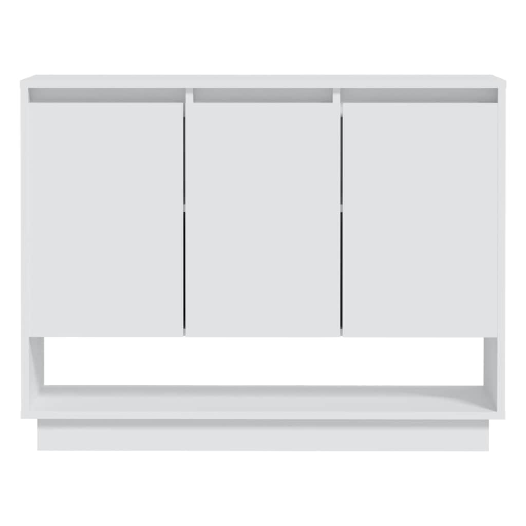 809530 vidaXL Sideboard White 97x31x75 cm Engineered Wood
