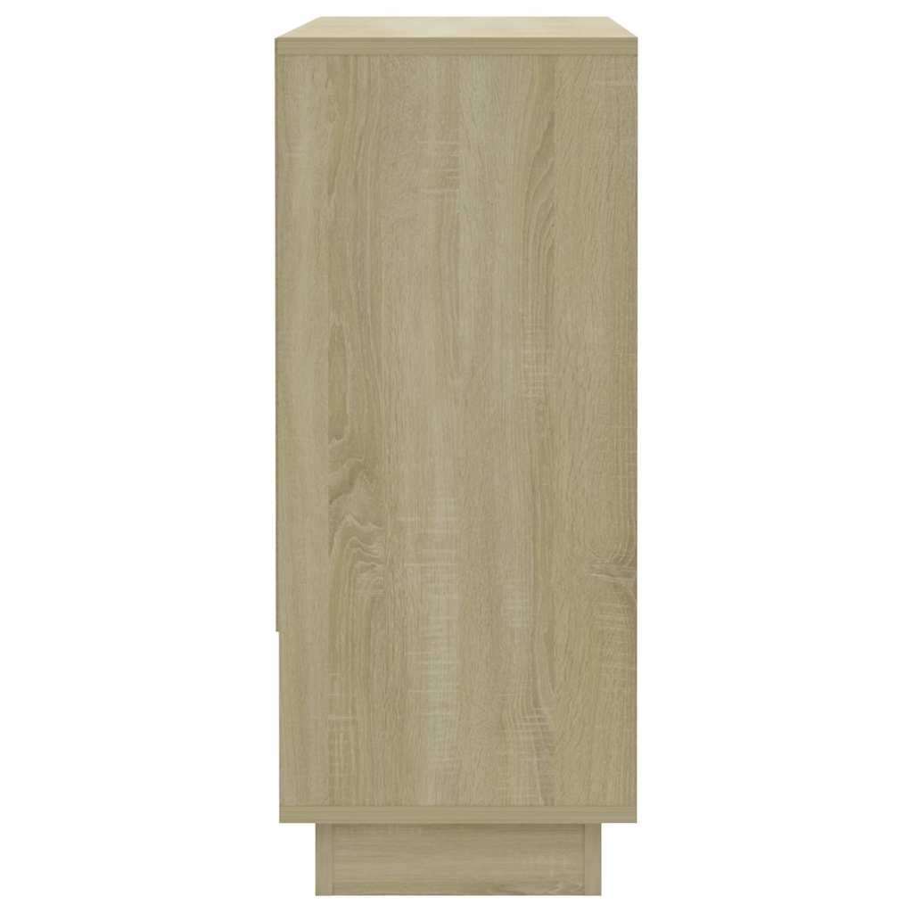 809533 vidaXL Sideboard Sonoma Oak 97x31x75 cm Engineered Wood