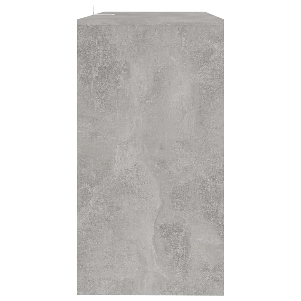 Console Table Concrete Grey 89x41x76.5 cm Steel