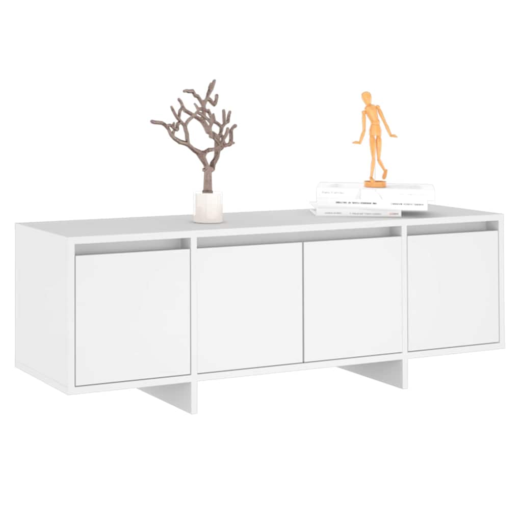 809575 vidaXL TV Cabinet White 120x30x40,5 cm Engineered Wood
