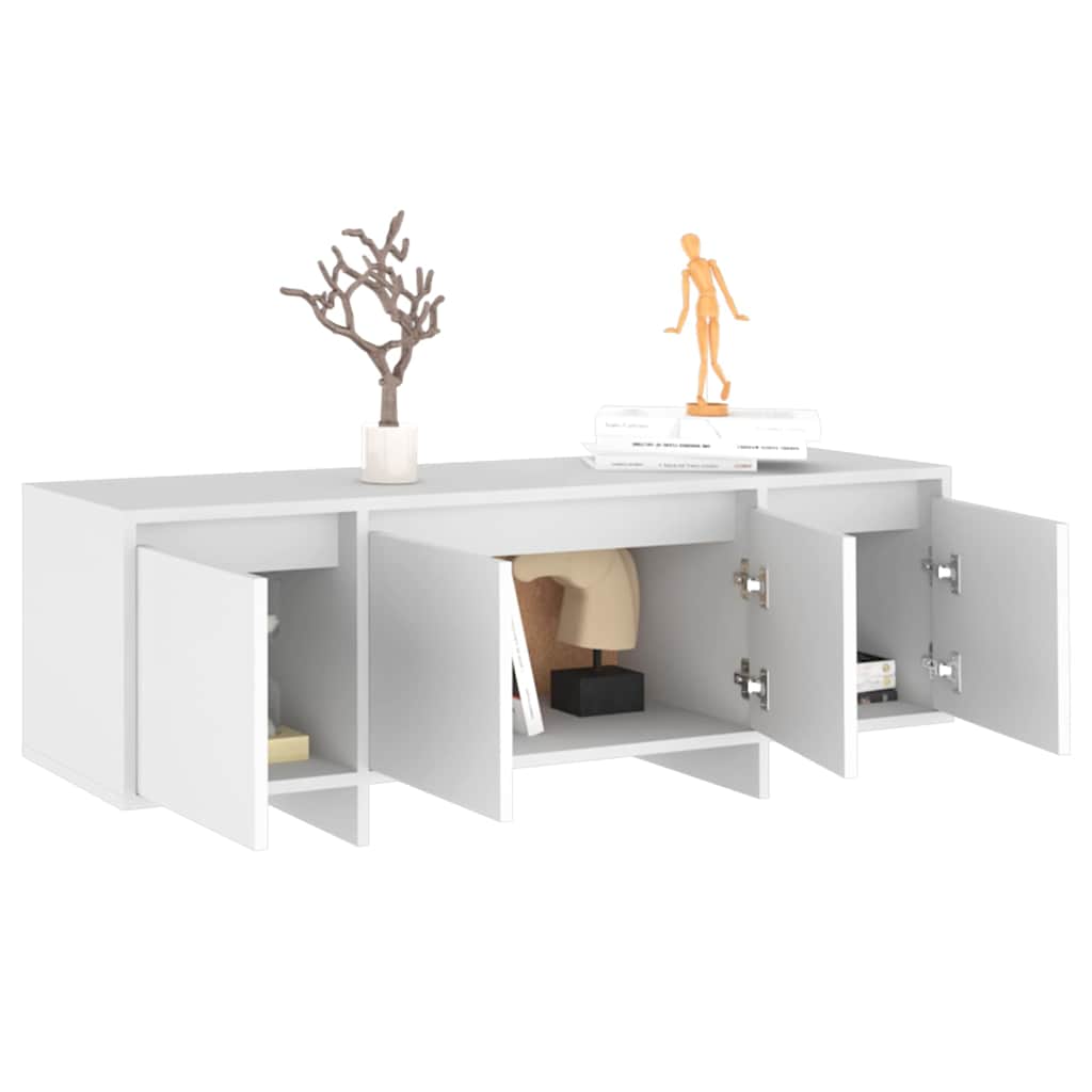 809575 vidaXL TV Cabinet White 120x30x40,5 cm Engineered Wood