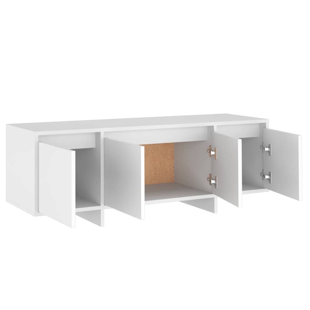 809575 vidaXL TV Cabinet White 120x30x40,5 cm Engineered Wood