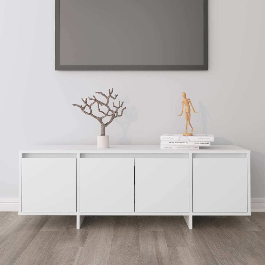 809575 vidaXL TV Cabinet White 120x30x40,5 cm Engineered Wood