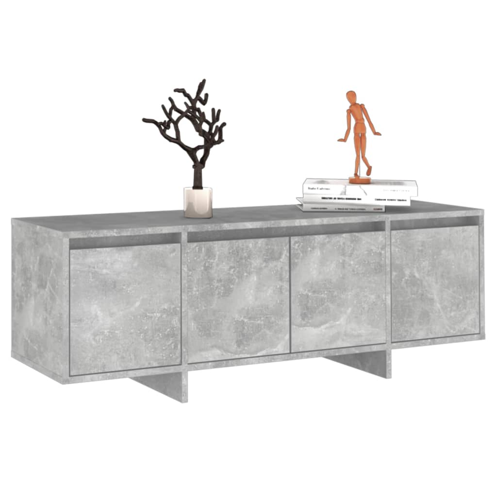 vidaXL TV Cabinet Concrete Grey 120x30x40.5 cm Engineered Wood