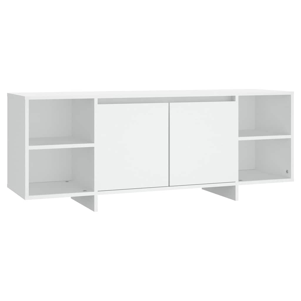 809584 vidaXL TV Cabinet White 130x35x50 cm Engineered Wood