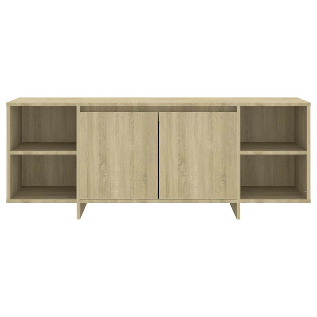 TV Cabinet Sonoma Oak 130x35x50 cm Engineered Wood