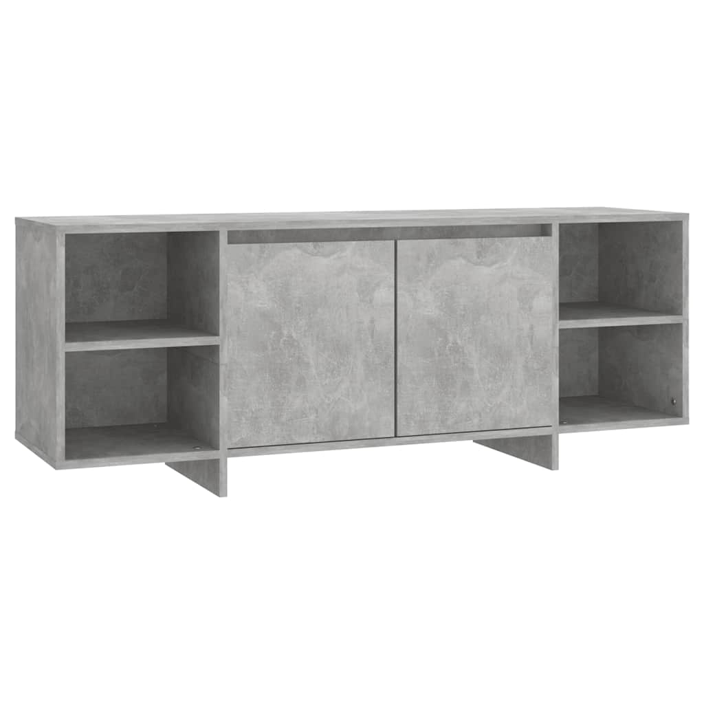 809588 vidaXL TV Cabinet Concrete Grey 130x35x50 cm Engineered Wood