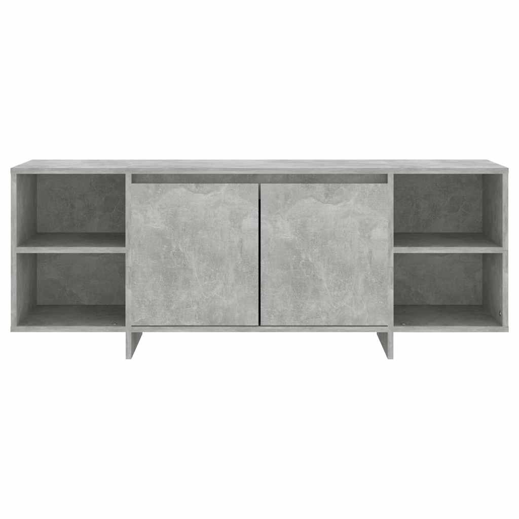 809588 vidaXL TV Cabinet Concrete Grey 130x35x50 cm Engineered Wood