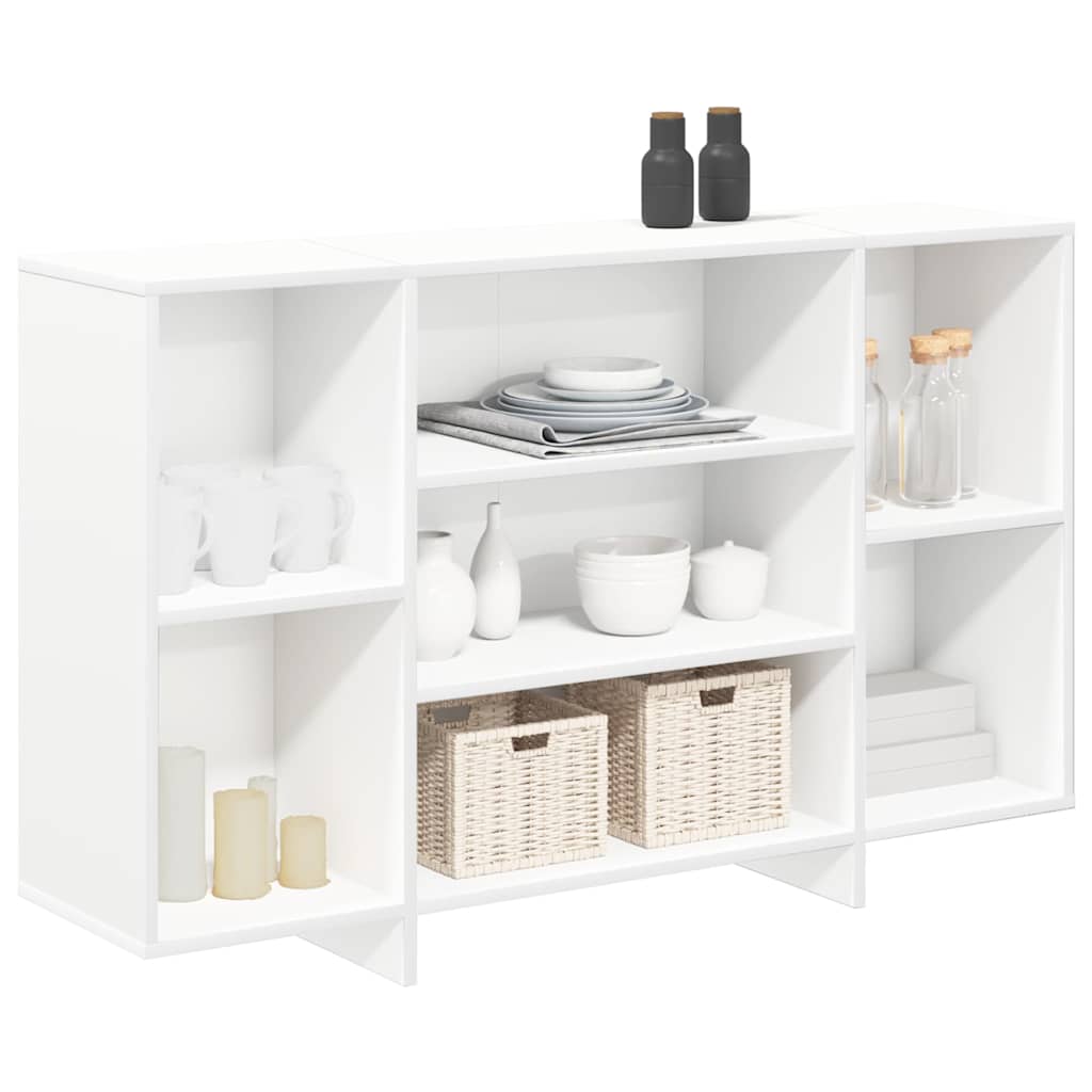 809620 vidaXL Sideboard White 120x30x75 cm Engineered Wood