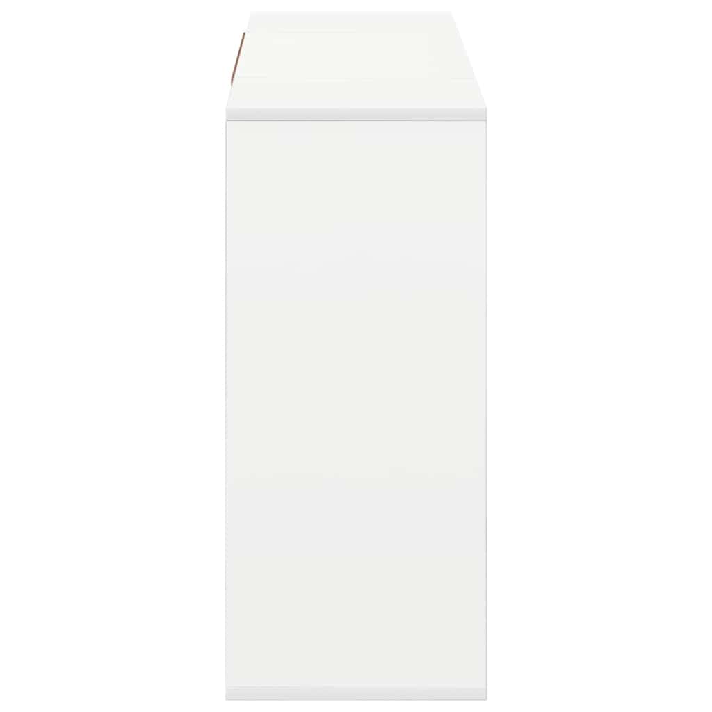 809620 vidaXL Sideboard White 120x30x75 cm Engineered Wood