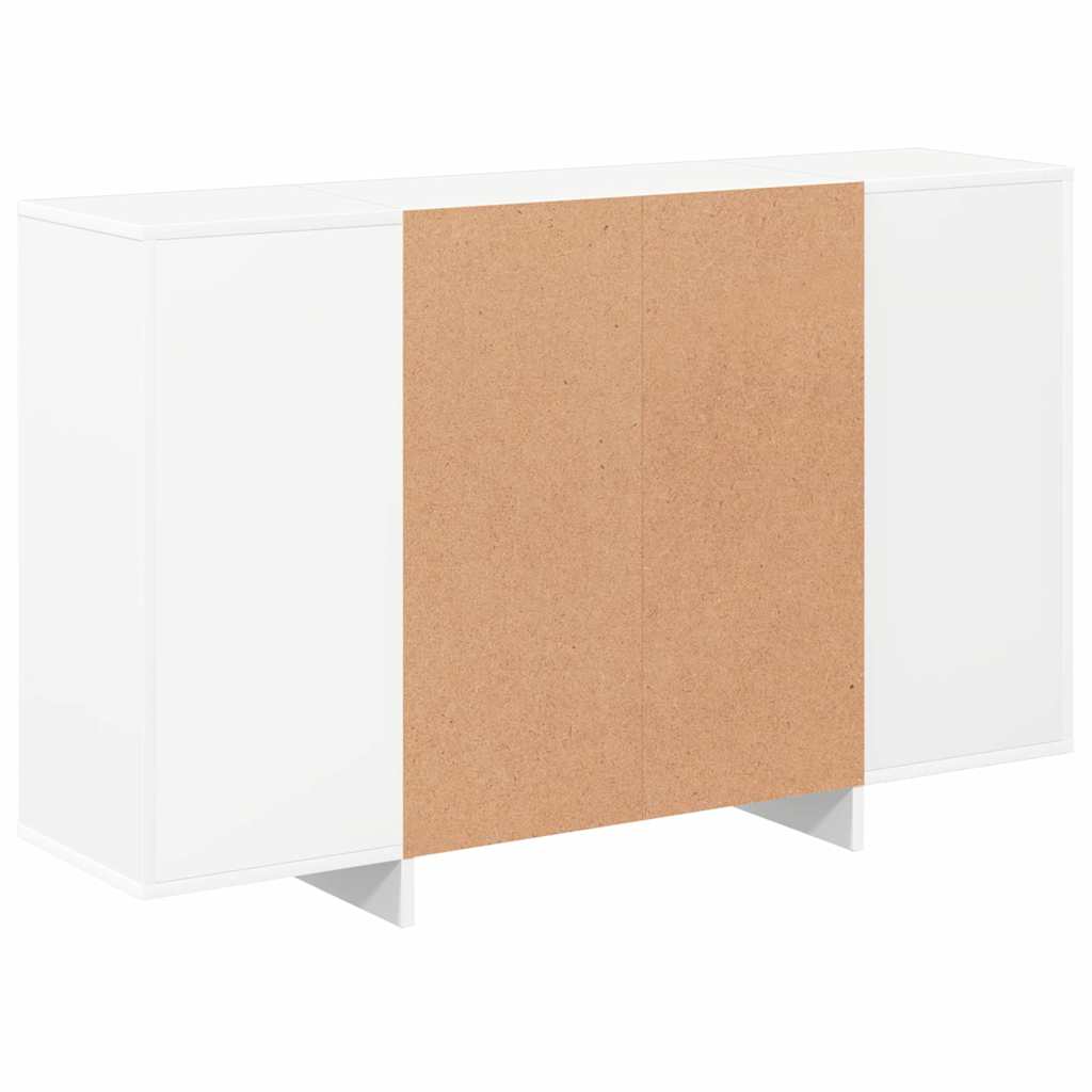809620 vidaXL Sideboard White 120x30x75 cm Engineered Wood