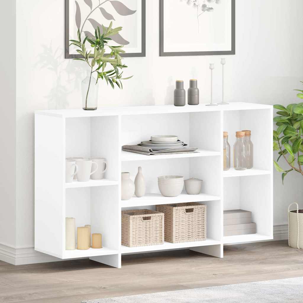 809620 vidaXL Sideboard White 120x30x75 cm Engineered Wood