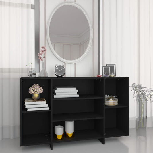 vidaXL Sideboard Black 120x30x75 cm Engineered Wood