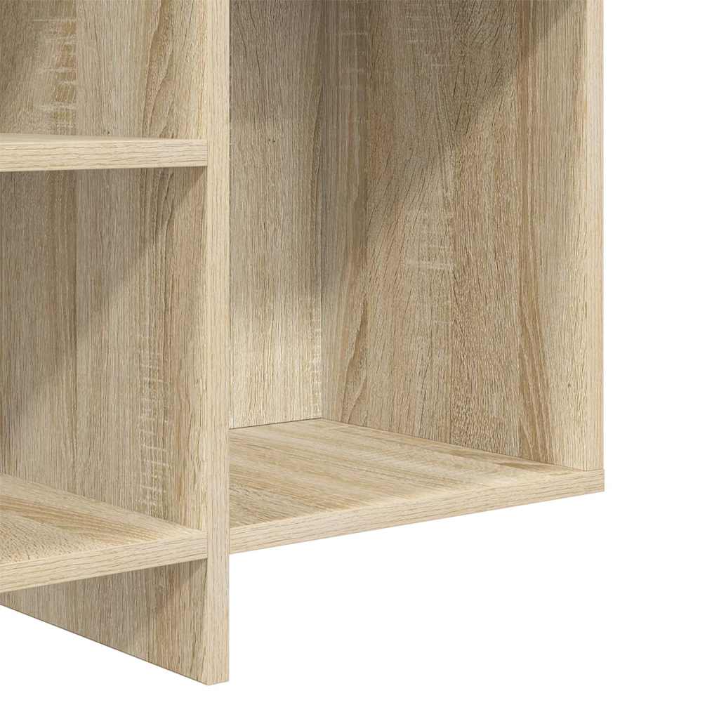 809623 vidaXL Sideboard Sonoma Oak 120x30x75 cm Engineered Wood