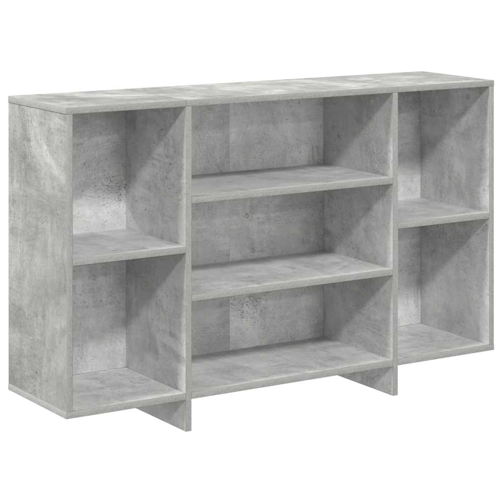 809624 vidaXL Sideboard Concrete Grey 120x30x75 cm Engineered Wood