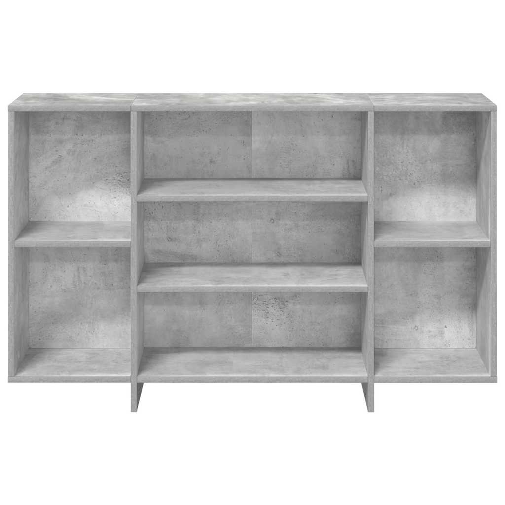 809624 vidaXL Sideboard Concrete Grey 120x30x75 cm Engineered Wood