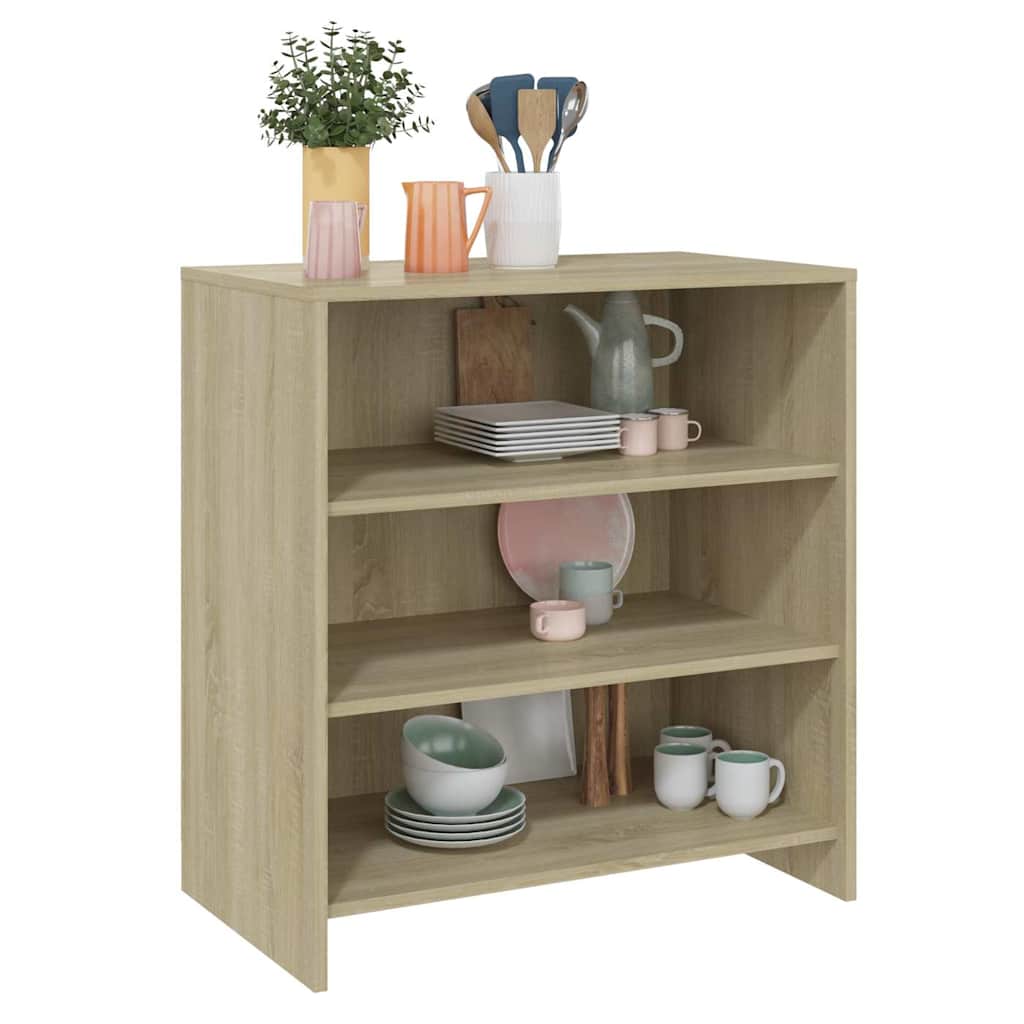 Sideboard Sonoma Oak 70x40,5x75 cm Engineered Wood