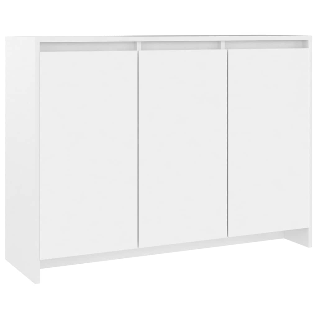 809773 vidaXL Sideboard White 102x33x75 cm Engineered Wood