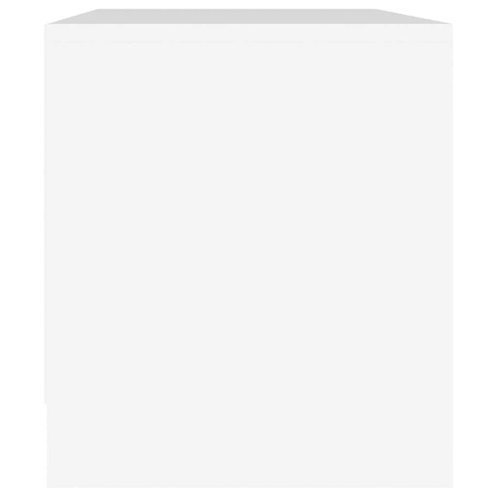 809782 vidaXL TV Cabinet White 90x35x40 cm Engineered Wood