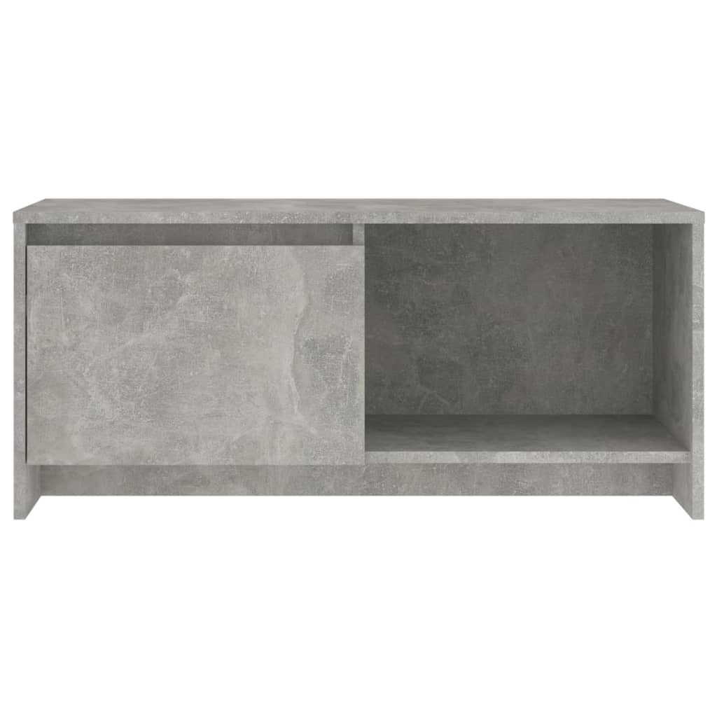 vidaXL TV Cabinet Concrete Grey 90x35x40 cm Engineered Wood