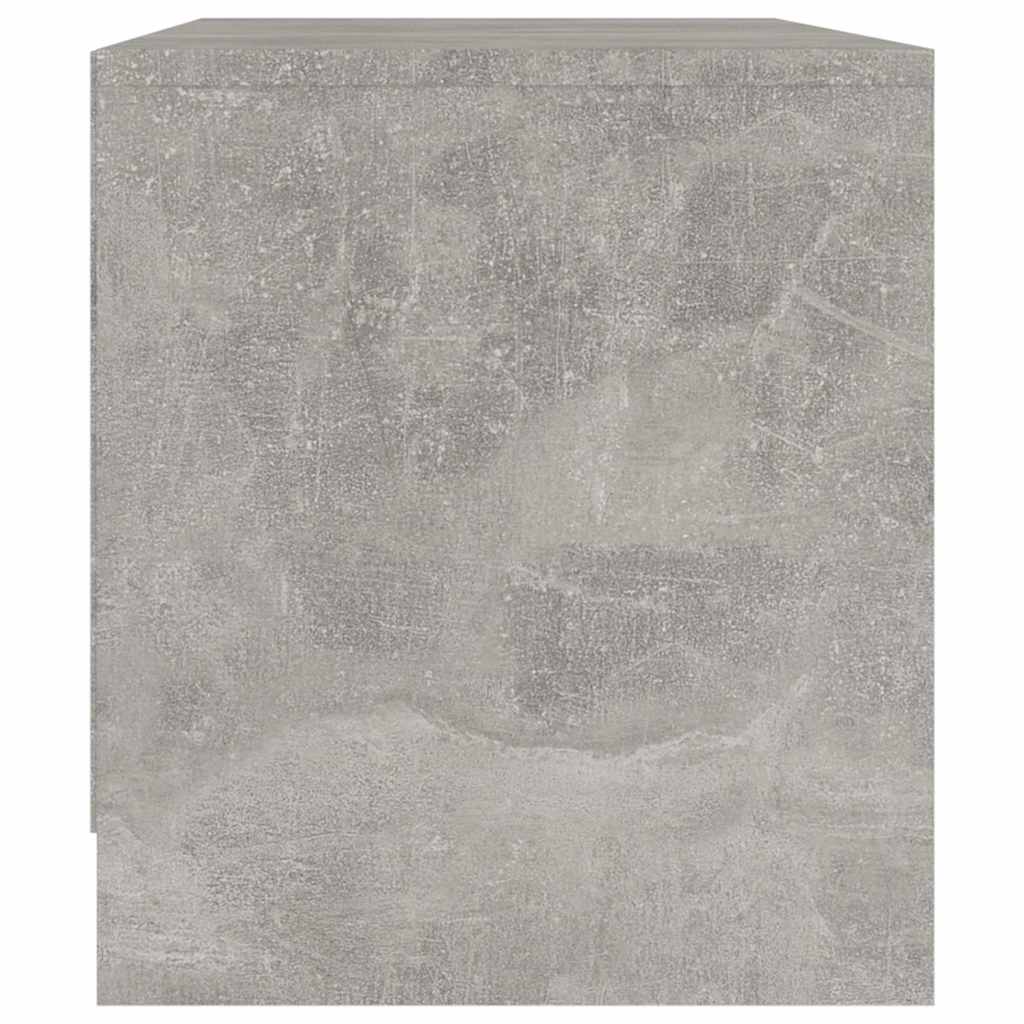 TV Cabinet Concrete Grey 90x35x40 cm Engineered Wood