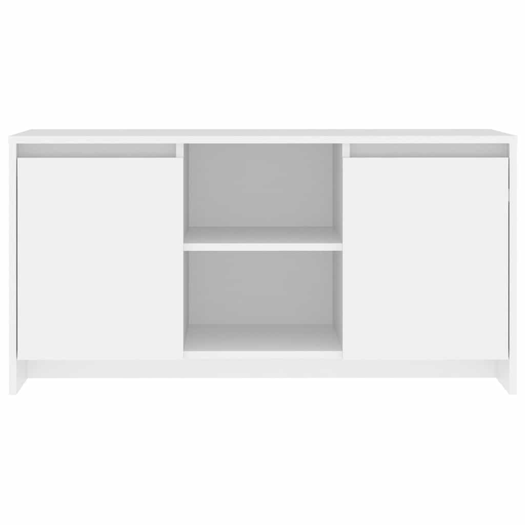 809791 vidaXL TV Cabinet White 102x37,5x52,5 cm Engineered Wood