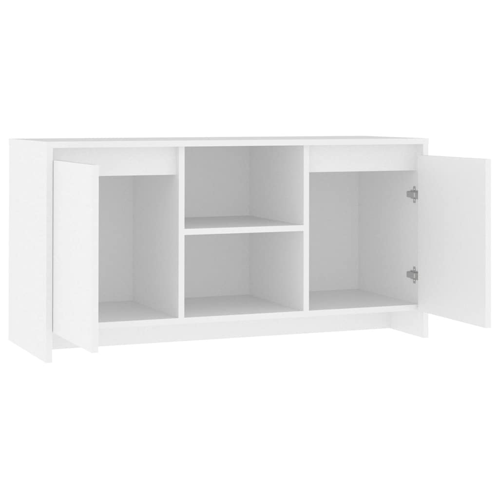 809791 vidaXL TV Cabinet White 102x37,5x52,5 cm Engineered Wood