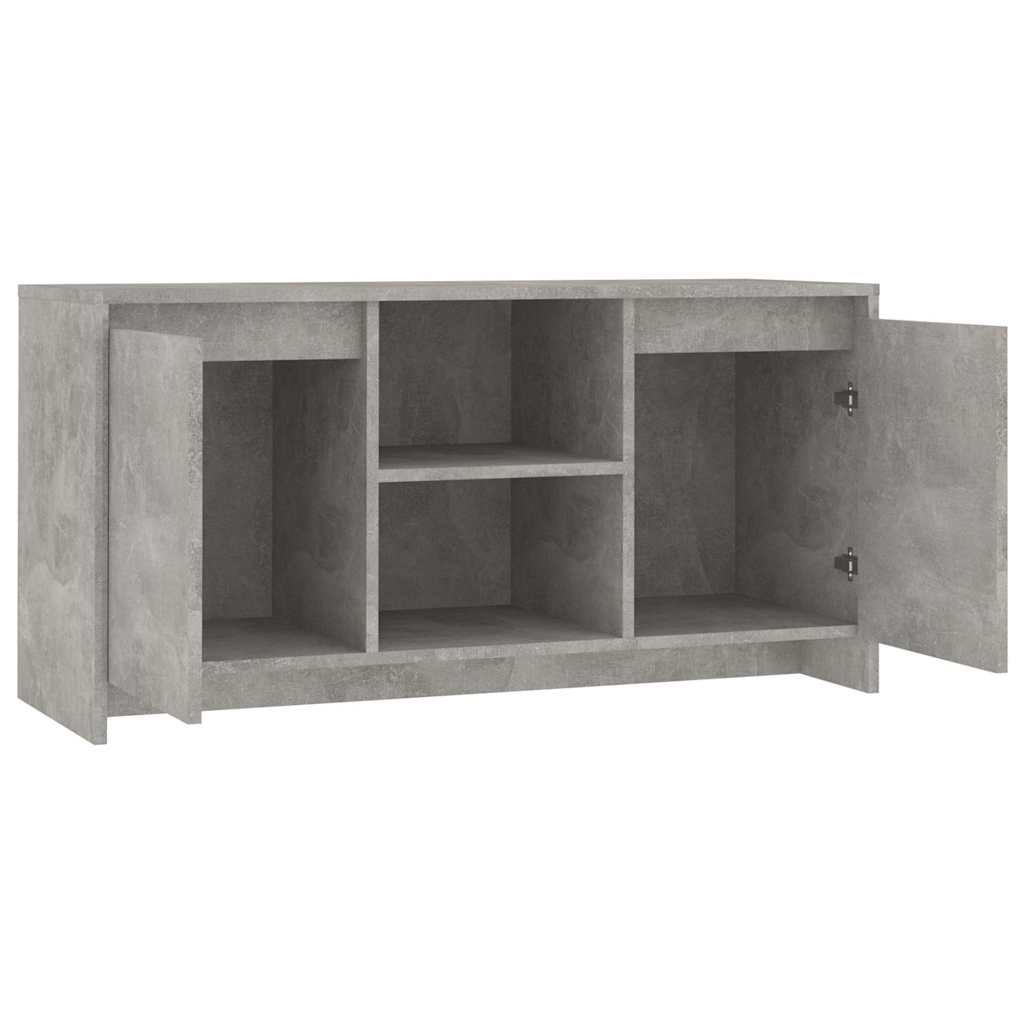 TV Cabinet Concrete Grey 102x37,5x52,5 cm Engineered Wood